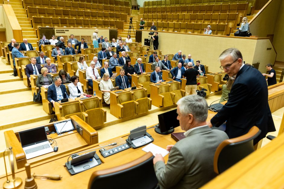 Drama Seime temdo susitarimų dėl krašto gynybos ir užsienio politikos likimą