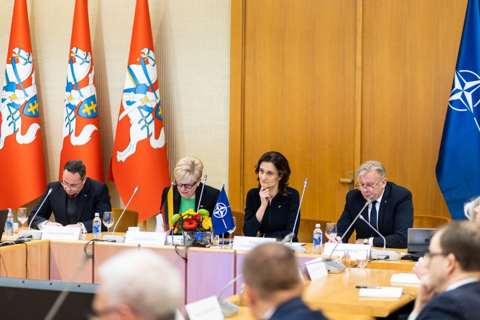 Prieš NATO viršūnių susitikimą į Vilnių planuojama kviesti parlamentų vadovus