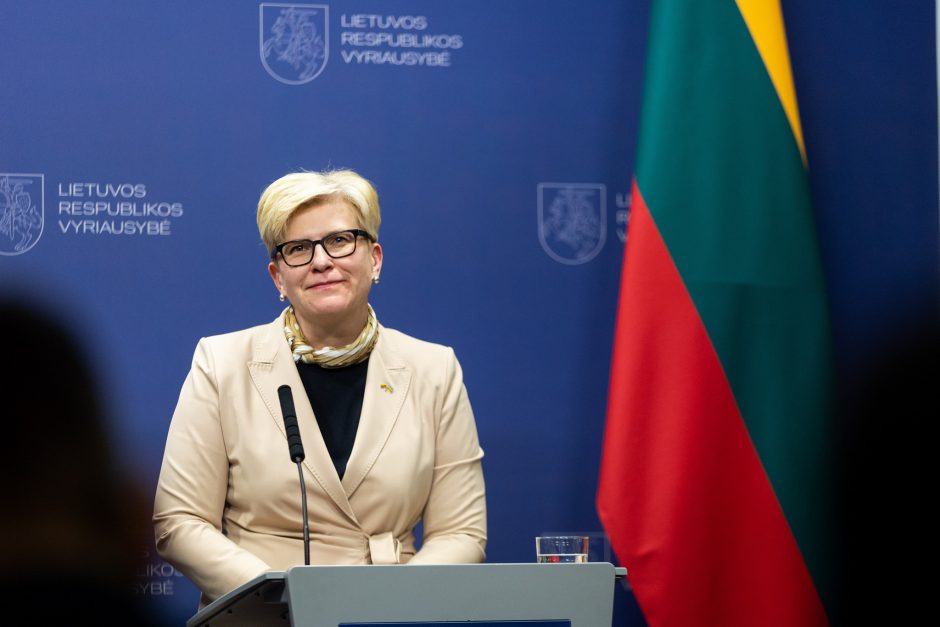 I. Šimonytė Taline dalyvaus Baltijos šalių premjerų ir Vokietijos kanclerio susitikime