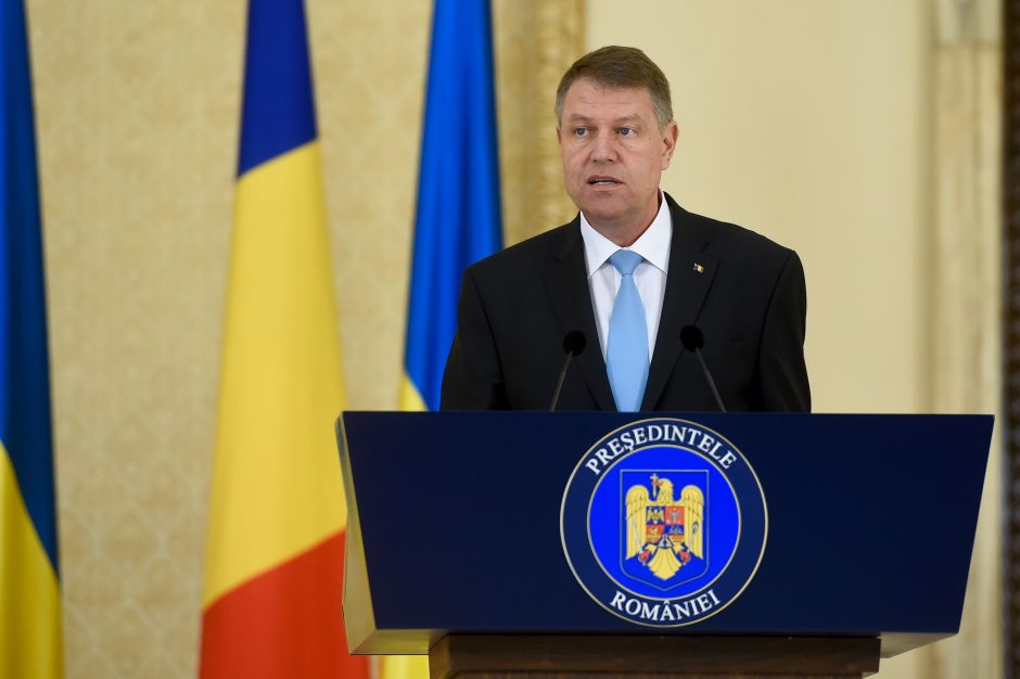 Rumunijos prezidentas: nusikaltėliai bando perimti teisingumo sistemą
