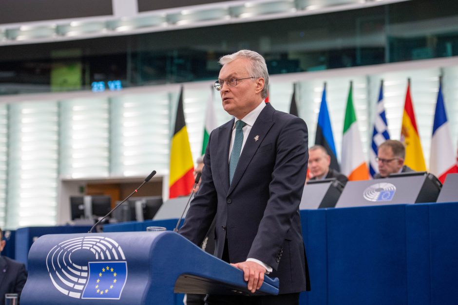 EP pirmininkė: reikėjo anksčiau klausytis Baltijos šalių dėl Rusijos grėsmės