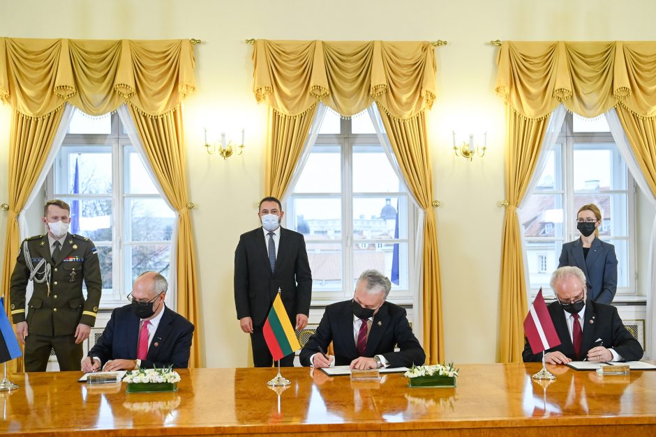 Baltijos šalių vadovai pasirašė klimato neutralumo deklaraciją