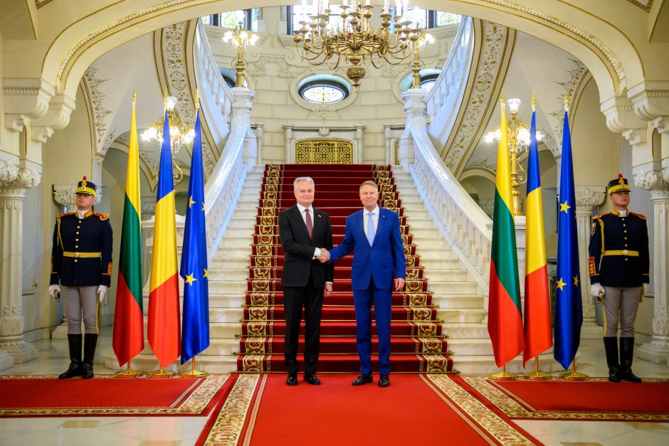 G. Nausėda Rumunijoje: bendradarbiavimas saugumo klausimais – mūsų stiprybė