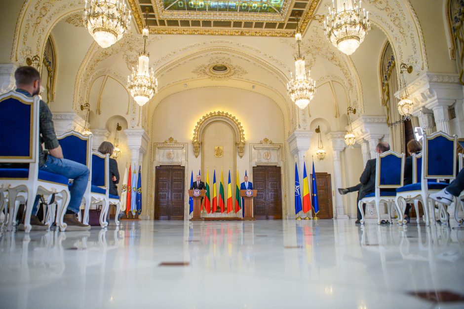 G. Nausėda Rumunijoje: bendradarbiavimas saugumo klausimais – mūsų stiprybė