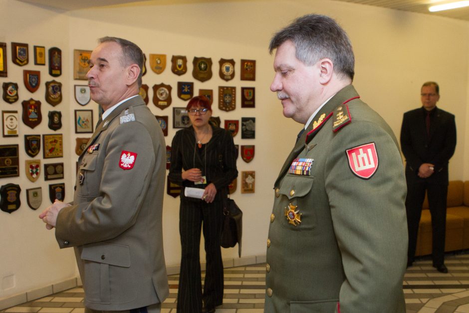 Lietuvos ir Lenkijos kariuomenių vadų spaudos konferencija