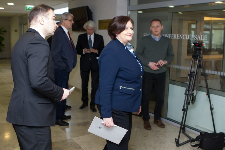 Seimo pirmininkės spaudos konferencija