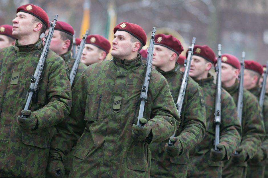 Rusijos agresija lietuvių paramą kariuomenei išaugino šimtus kartų
