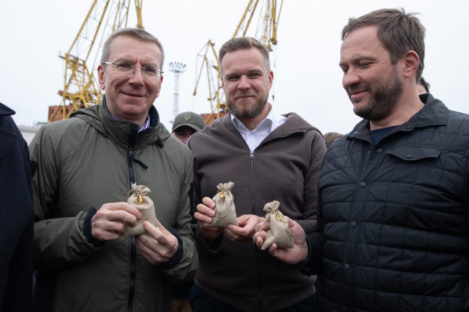 G. Landsbergis vieši Odesoje: aptars grūdų eksporto klausimus