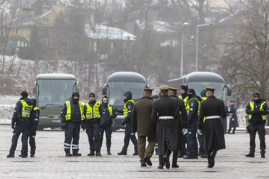 Policija: Sausio 13-osios minėjime prie Seimo pažeidimų neužfiksuota