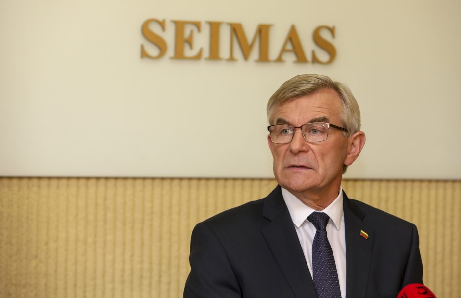 V. Pranckietis nusivylęs siūlomu Seimo kanceliarijos biudžetu