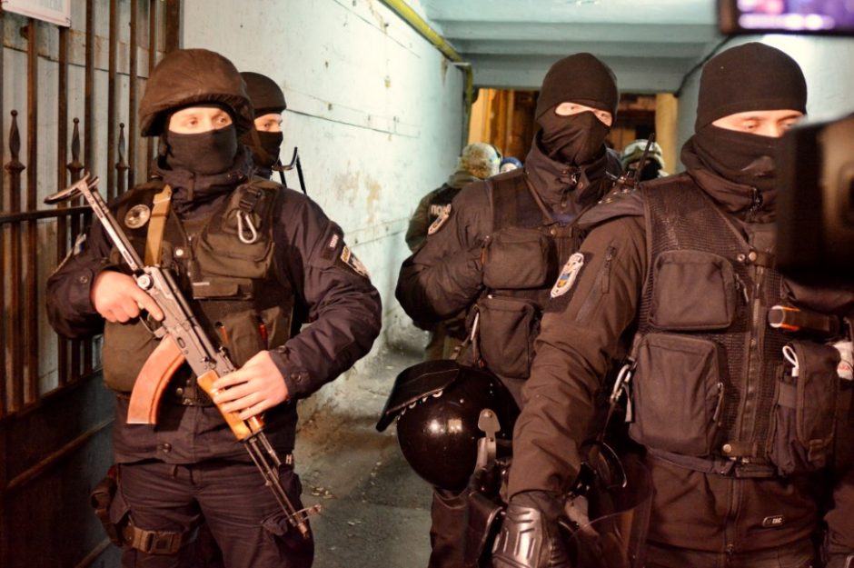 Lietuvos parama savaitgalį pasiekė Ukrainos policijos pareigūnus