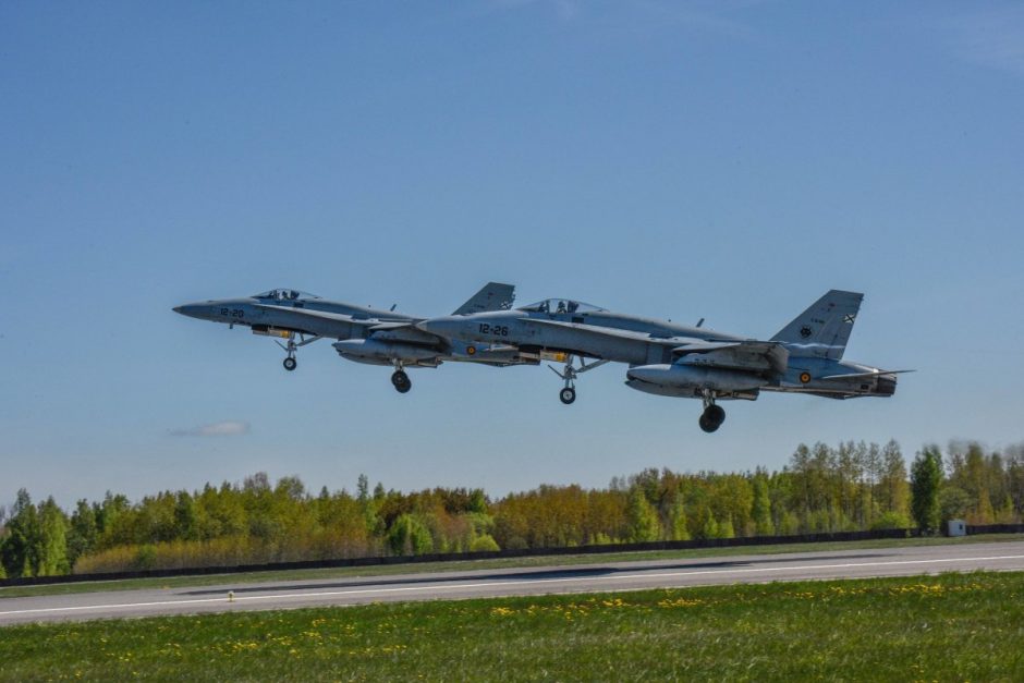 Baltijos šalyse ir Lenkijoje vyks oro gynybos pratybos, skris naikintuvai