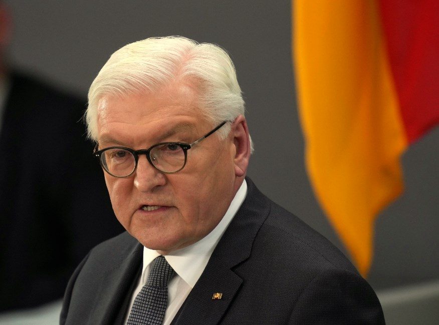 Vokietijos prezidentas pareiškė: Rusija yra atsakinga už karo grėsmę Ukrainoje