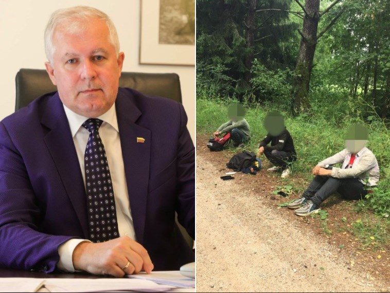 Ministras: sulaikoma per 90 proc. į Lietuvą bandančių patekti migrantų