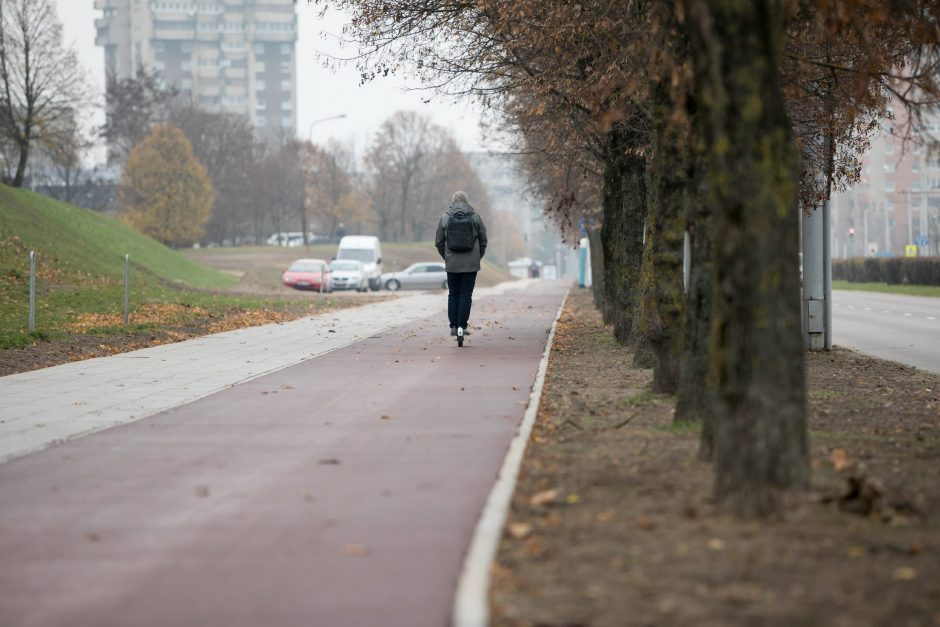 Justiniškėse nutiestas naujas dviračių ir pėsčiųjų takas