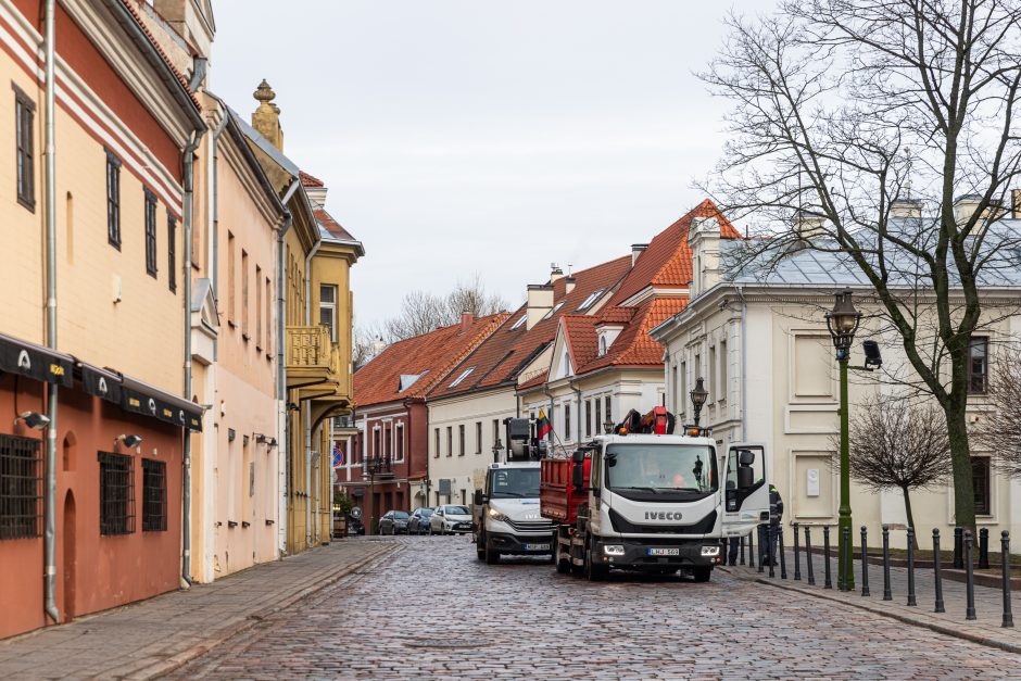 Kauno Senamiestyje – gatvių tvarkymo vajus