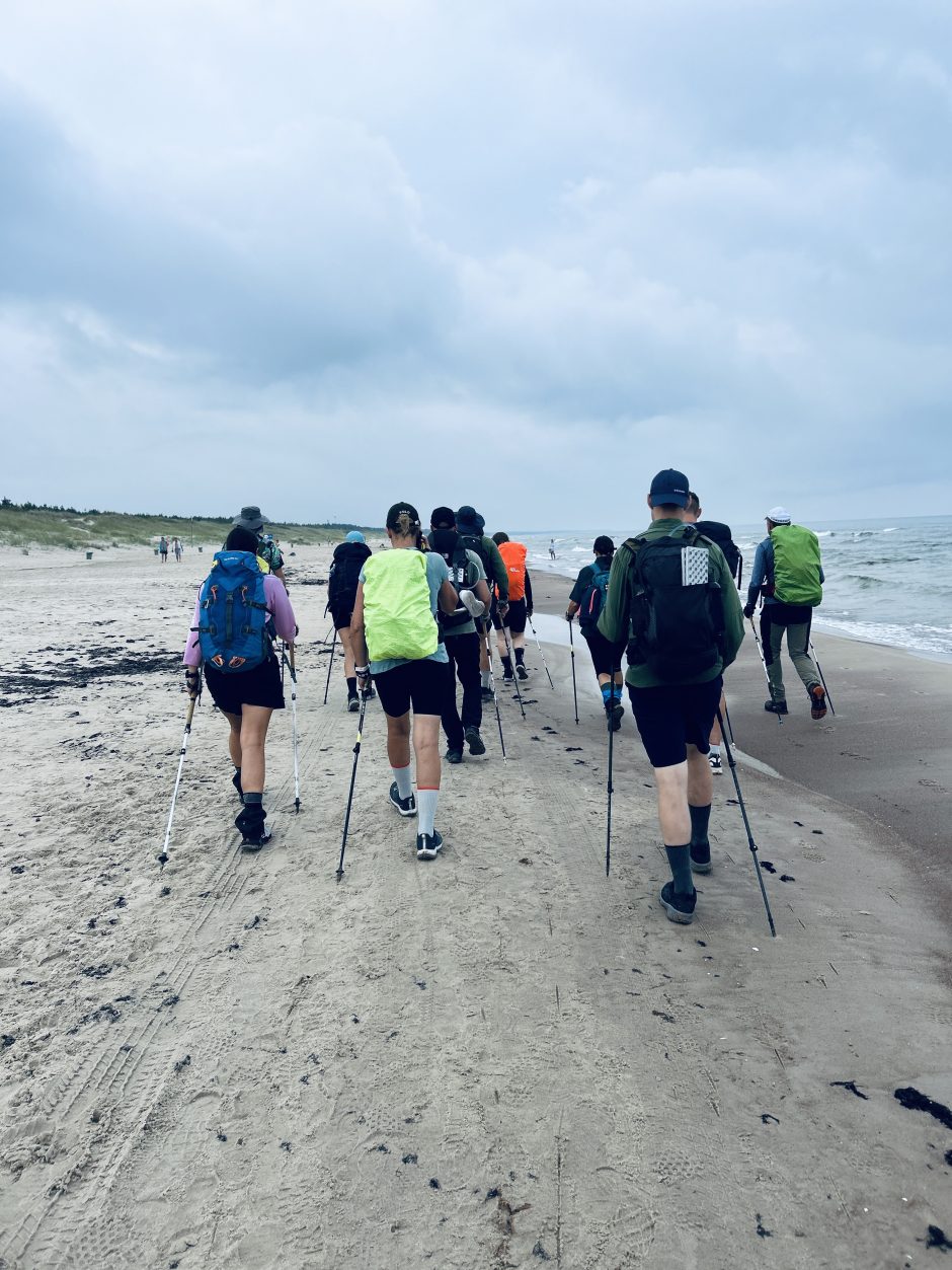 Kaunietės iššūkis – per parą 102 km pėsčiomis