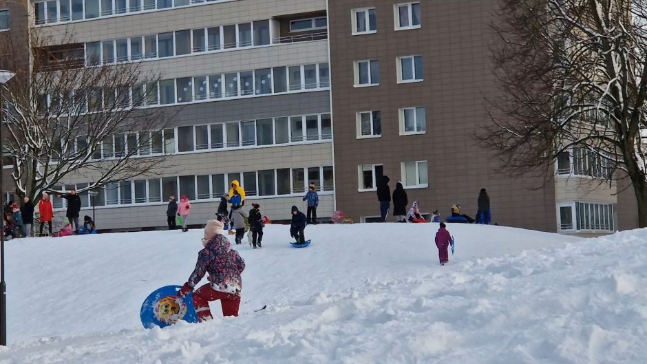 Neringos skvere – žiemos pramogos