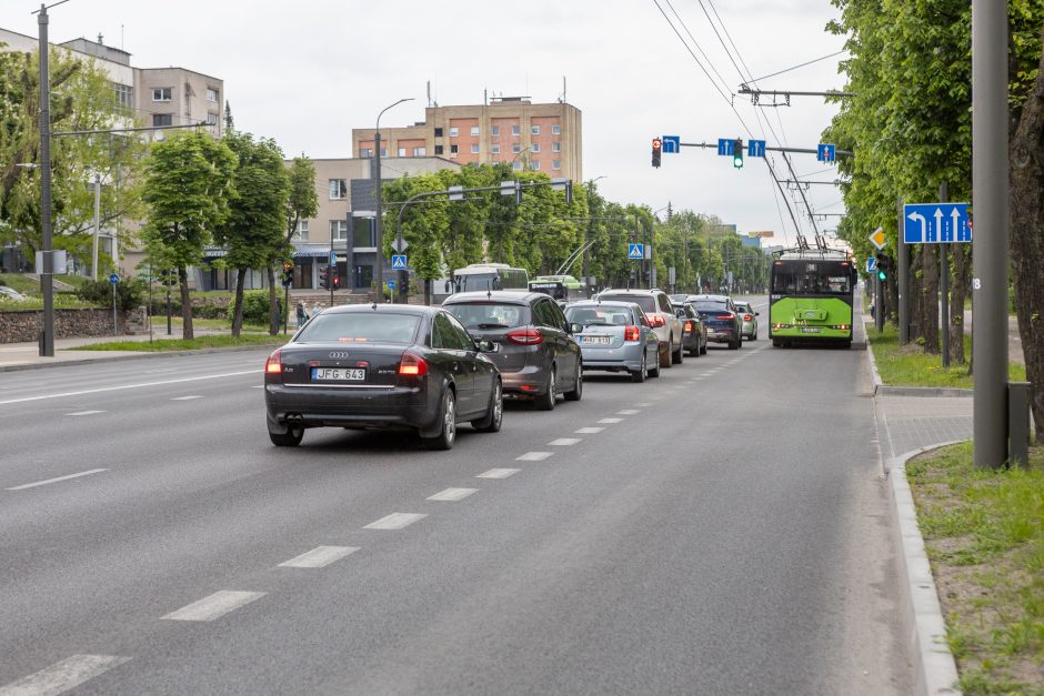 Niršta dėl pertvarkų Savanorių prospekte: kada tai baigsis?