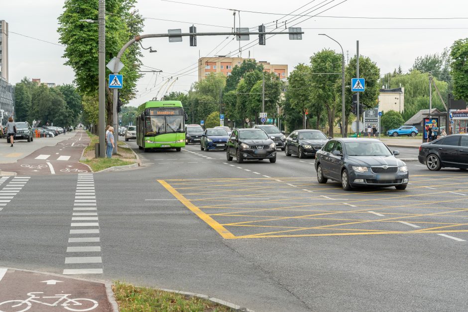 Kauno sankryžose plečiasi korių tinklas