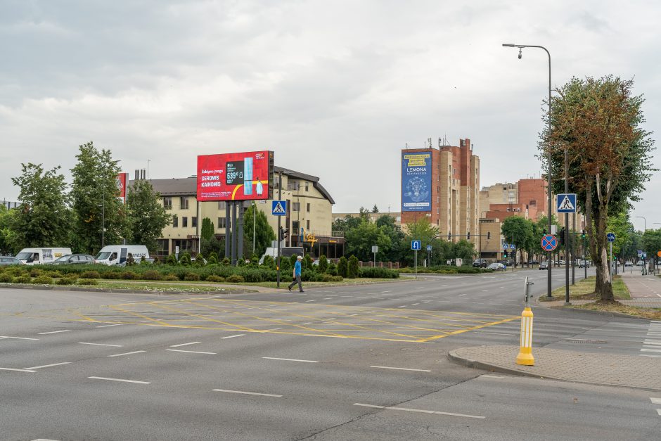 Kauno sankryžose plečiasi korių tinklas