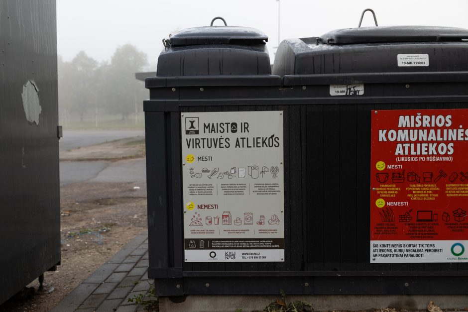 Kauniečiai nerūšiuoja maisto atliekų: tiesiai šviesiai įvardijo, kodėl