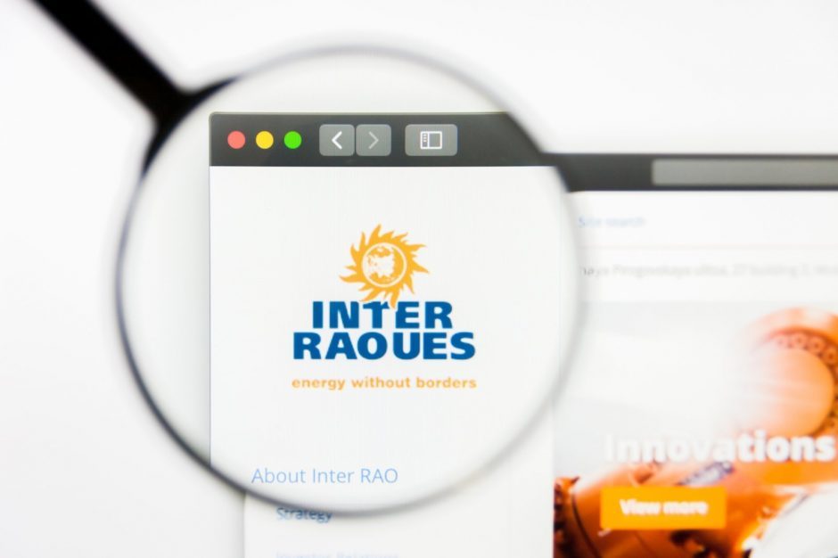 VERT: „Inter RAO Lietuvai“ gresia prarasti licencijas