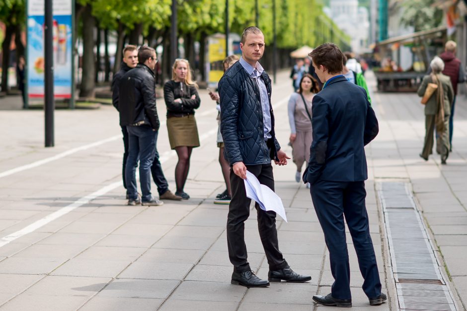 Abiturientai laikė anglų kalbos egzaminą