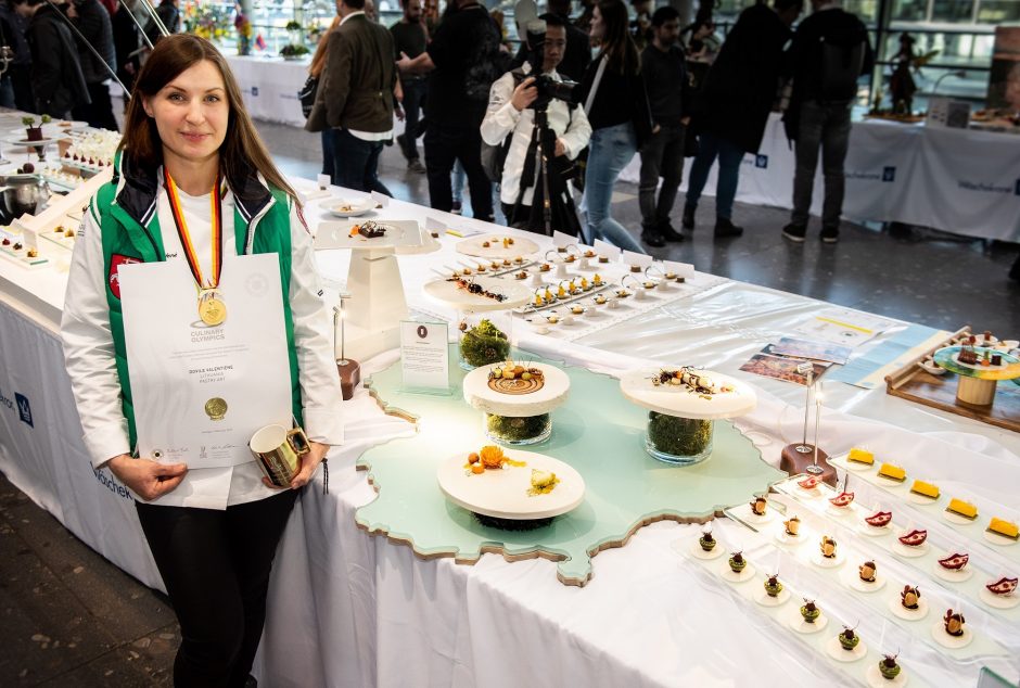 Lietuvė D. Valentienė iškovojo aukso medalį pasaulio kulinarijos olimpiadoje