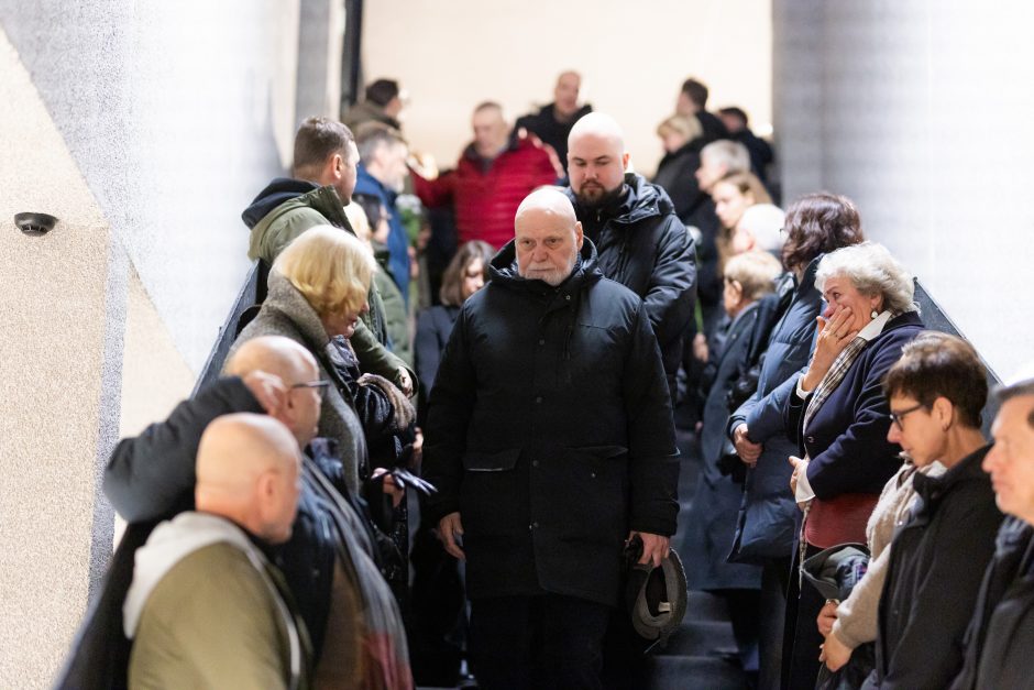 Amžinajam poilsiui išlydimas A. Kulikauskas