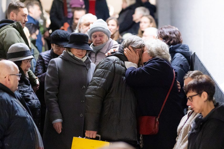 Amžinajam poilsiui išlydimas A. Kulikauskas