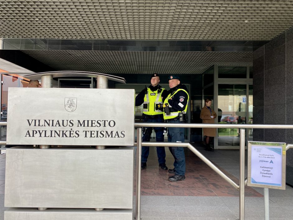 Teismo vadovė: riaušių prie Seimo byloje nuolat dirbs policija, byla gali užtrukti