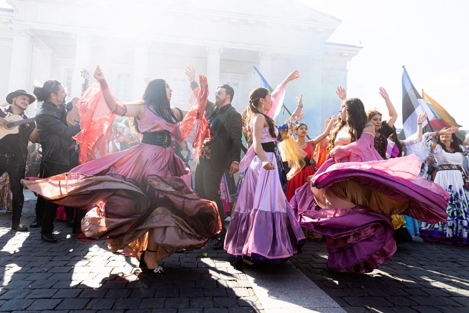 Vilniuje vyko romų festivalio „Gypsy Fest“ eisena