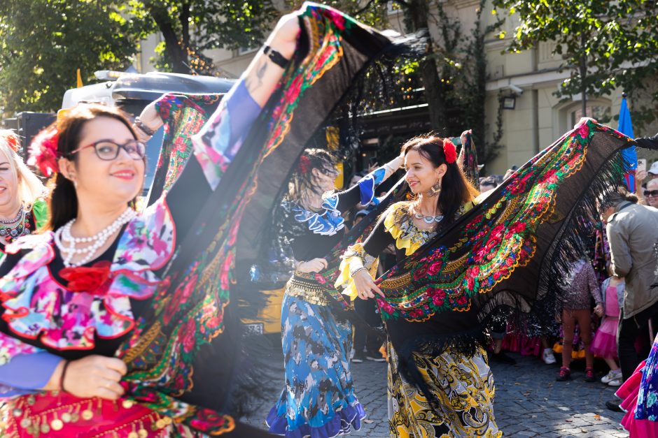 Vilniuje vyko romų festivalio „Gypsy Fest“ eisena