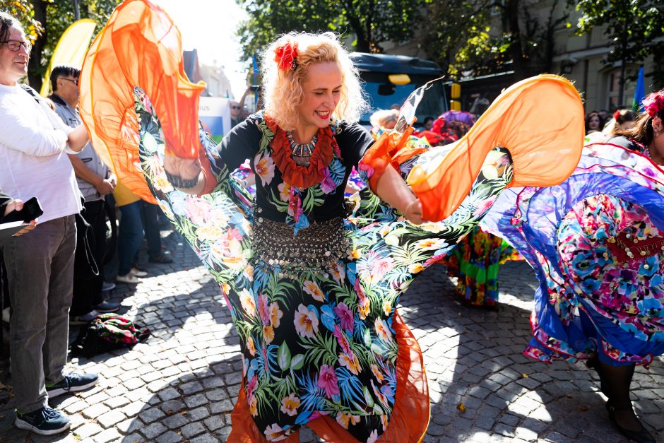 Vilniuje vyko romų festivalio „Gypsy Fest“ eisena