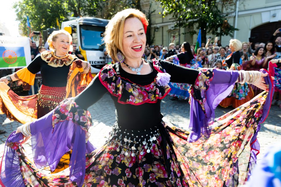 Vilniuje vyko romų festivalio „Gypsy Fest“ eisena