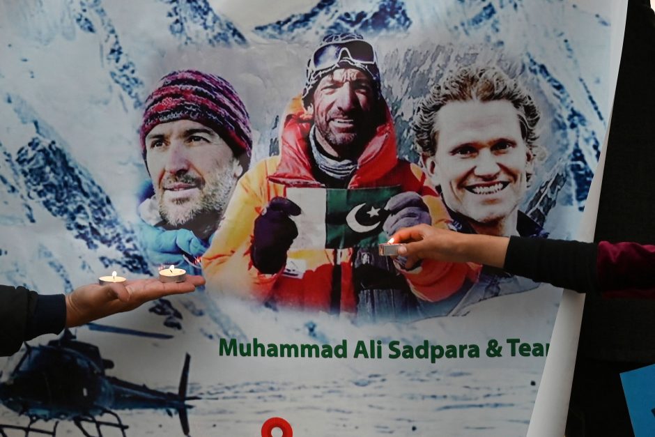 Ant Pakistano viršukalnės K2 pastebėti vasarį dingusių trijų alpinistų kūnai