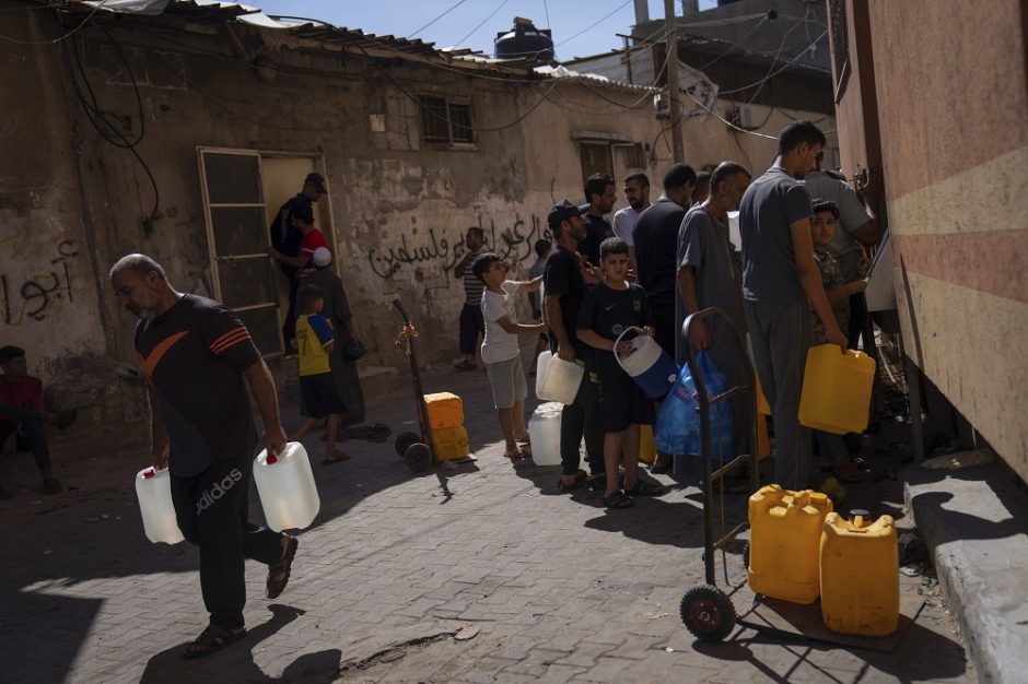 JT agentūra: Gazos Ruože vyksta precedento neturinti humanitarinė katastrofa