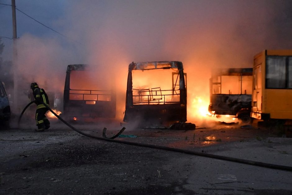 Gubernatoriai: per smūgius Rusijos pasienio regionuose sužeisti septyni žmonės