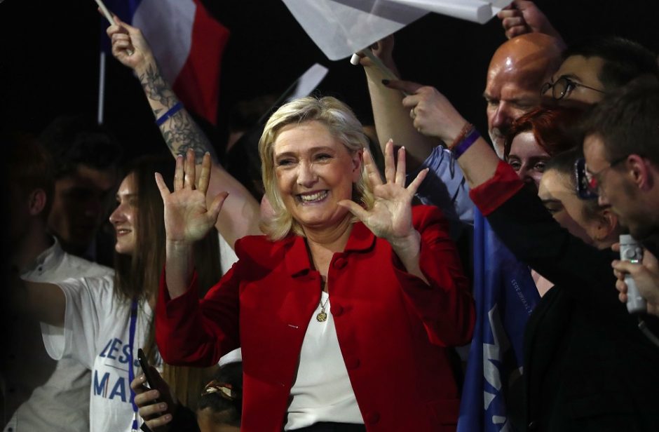 M. Le Pen – tėvo prekės ženklą išplovusi prancūzė