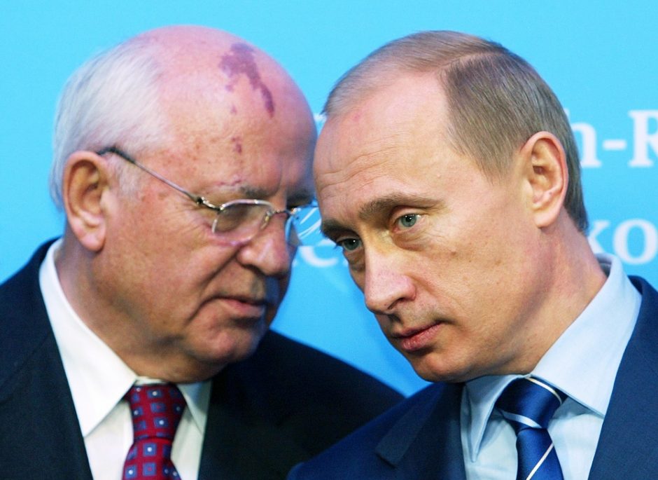 V. Putinas: M. Gorbačiovas padarė milžinišką įtaką pasaulio istorijos eigai