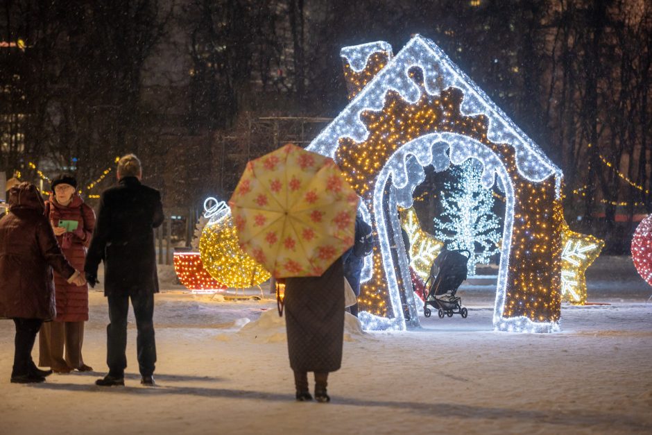 Vilniaus Kalėdų miestelyje – naujas traukos taškas Lukiškių aikštėje