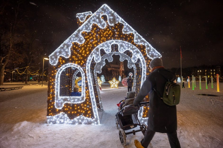 Vilniaus Kalėdų miestelyje – naujas traukos taškas Lukiškių aikštėje