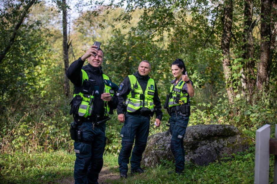 Į policijos konkurso rungtį kelyje – beprotišku greičiu?