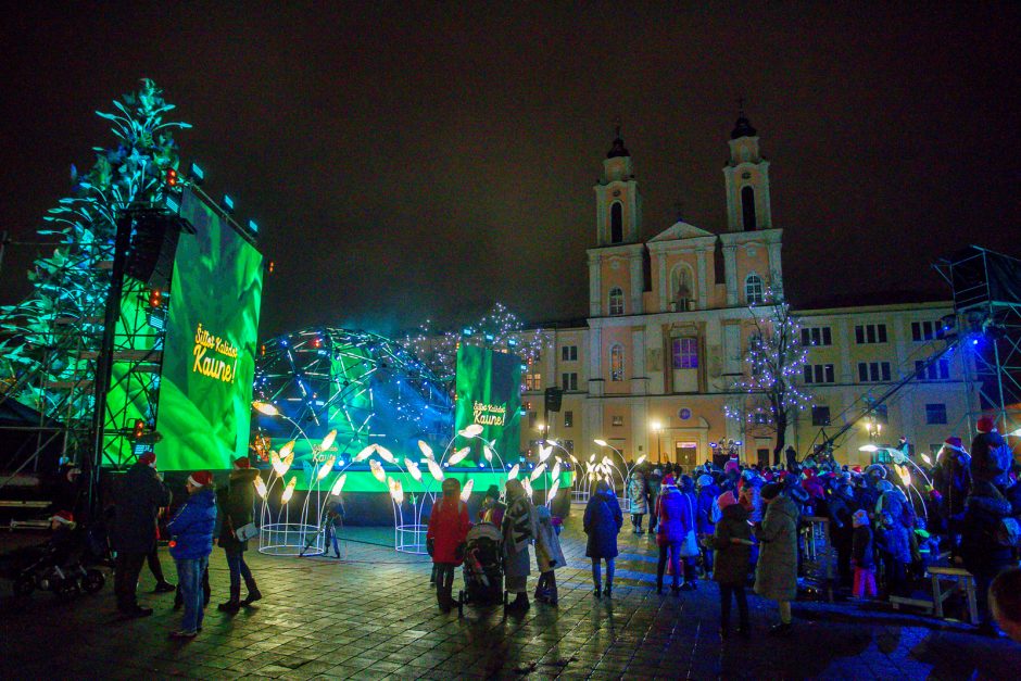 2021 m. Kauno Kalėdų eglės įžiebimo šventė