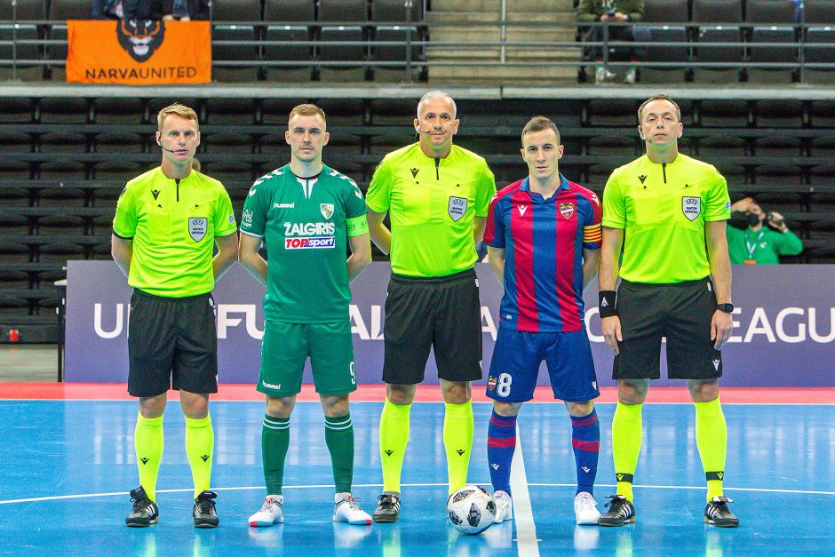 „Kauno Žalgiris“ – „Levante“ 1:4 | Futsalas. UEFA ČL