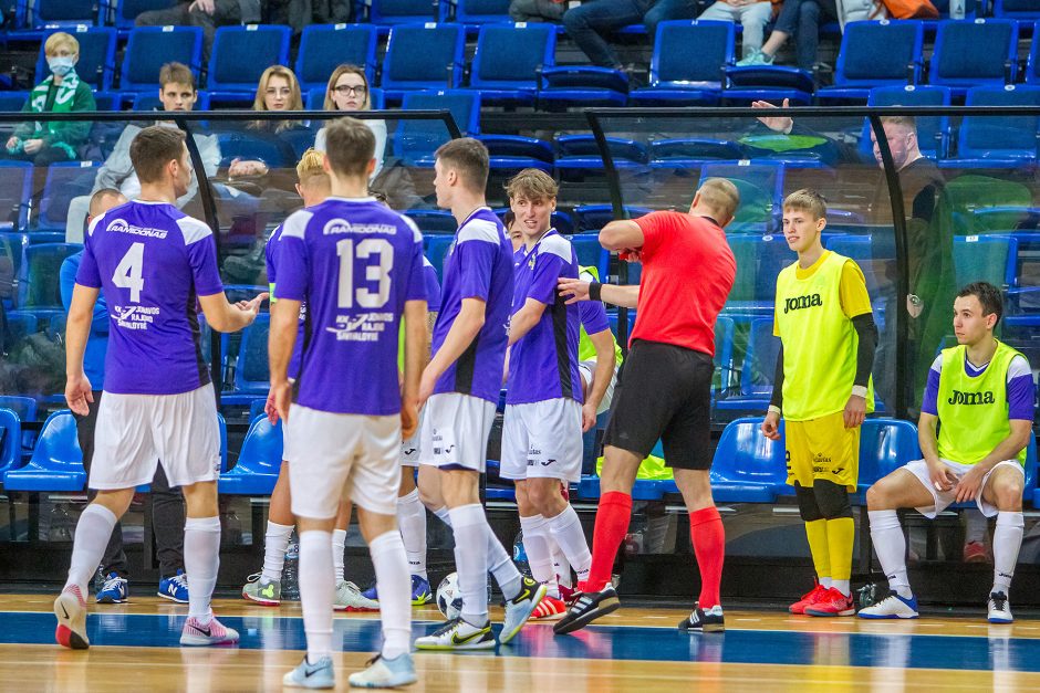 „Vikingai“ – „Kauno Žalgiris“ 2:5 | Lietuvos futsalo A lyga