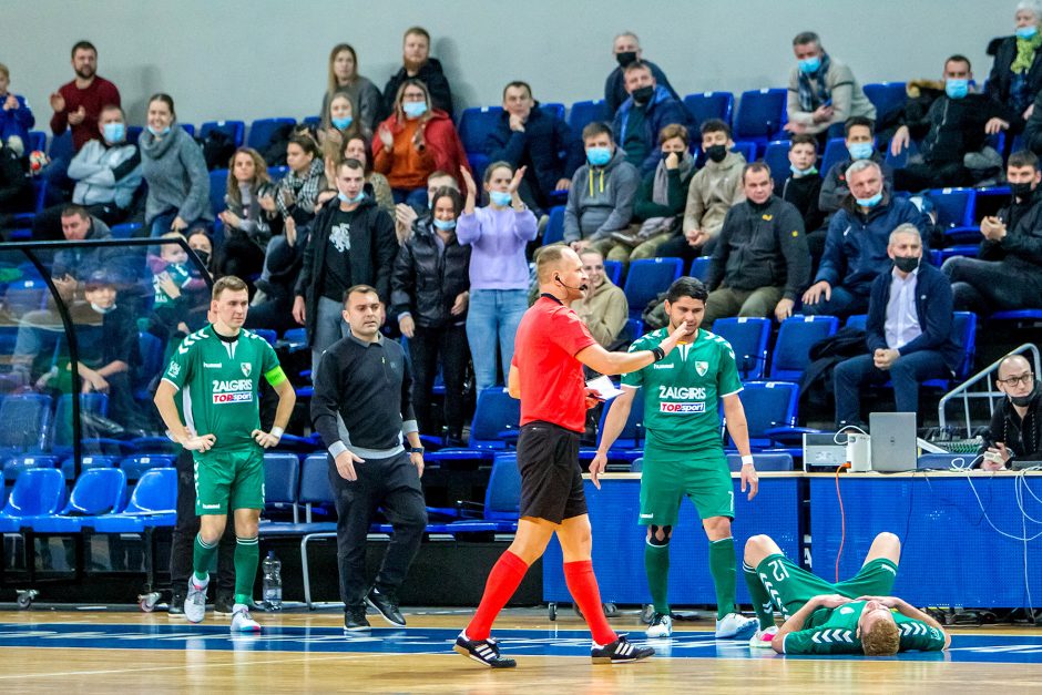 „Vikingai“ – „Kauno Žalgiris“ 2:5 | Lietuvos futsalo A lyga