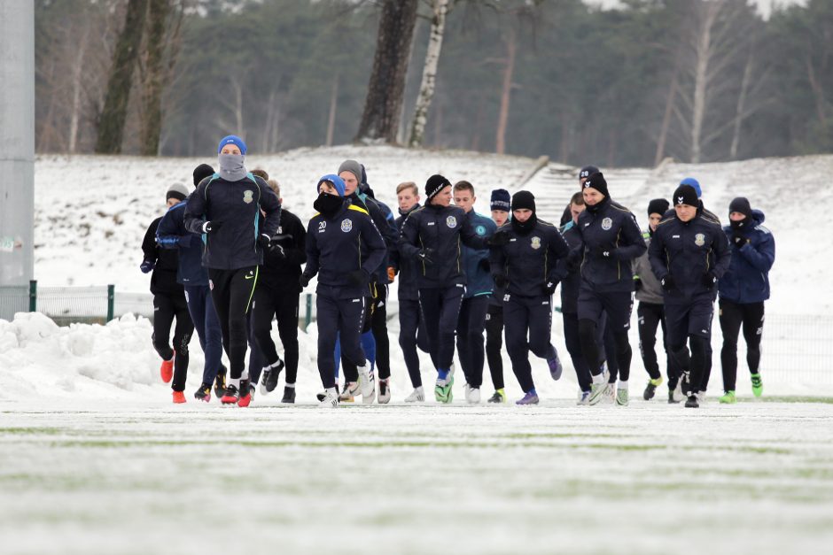 Pirmoje „Atlanto“ treniruotėje – daug nematytų veidų