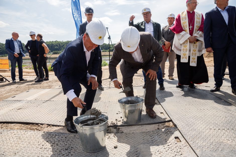 Įkasta Kėdainių tilto kapsulė